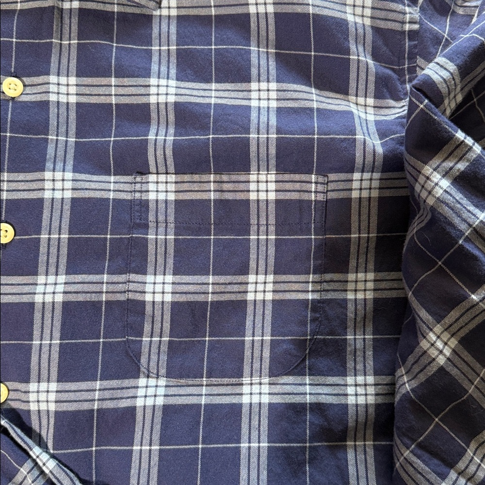 Peter Millar Navy Checkered Button Down Shirt Set - image 4